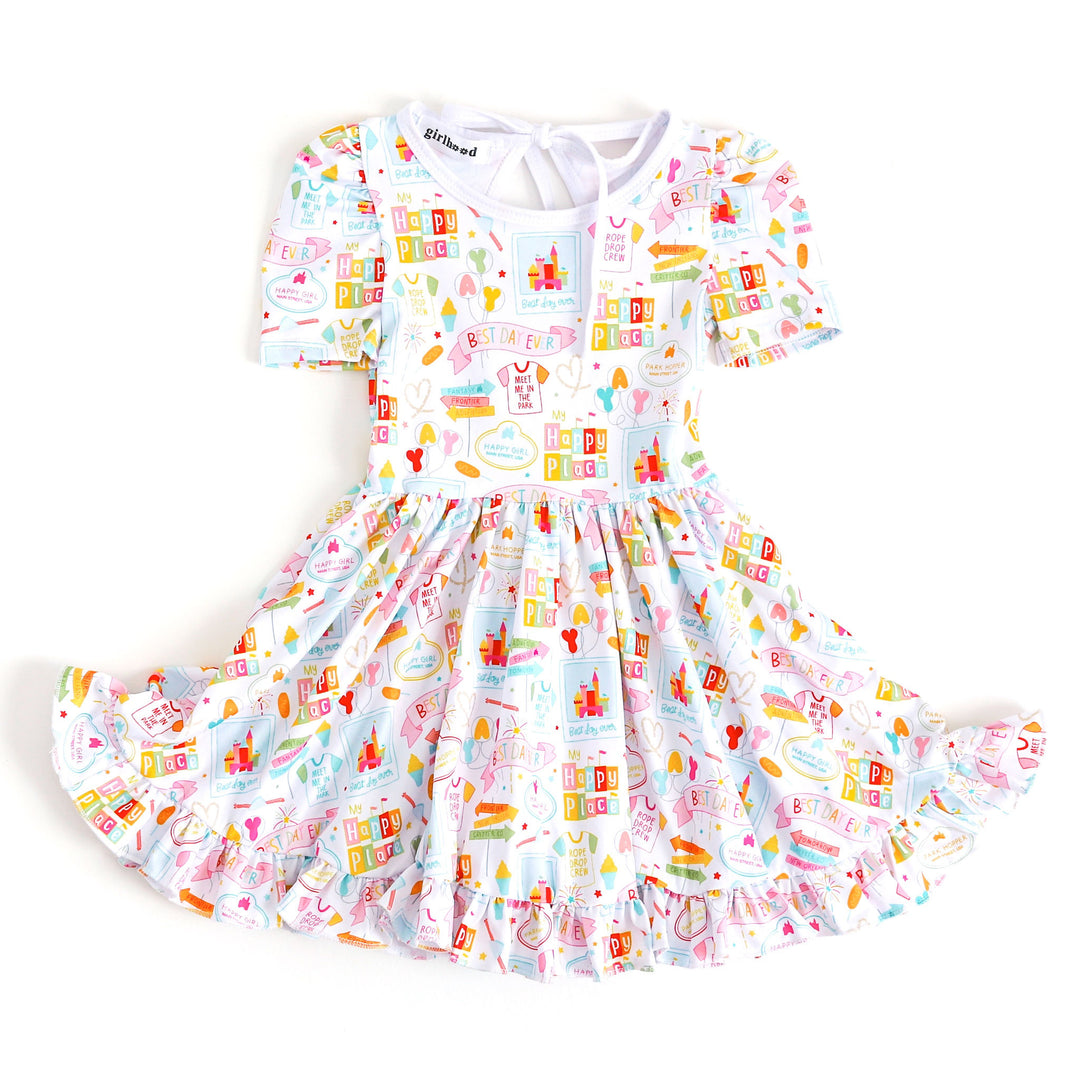 disney inspired girls twirl dress