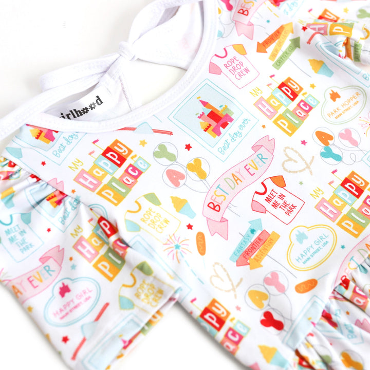 a day at disney inspired twirl dress for girls