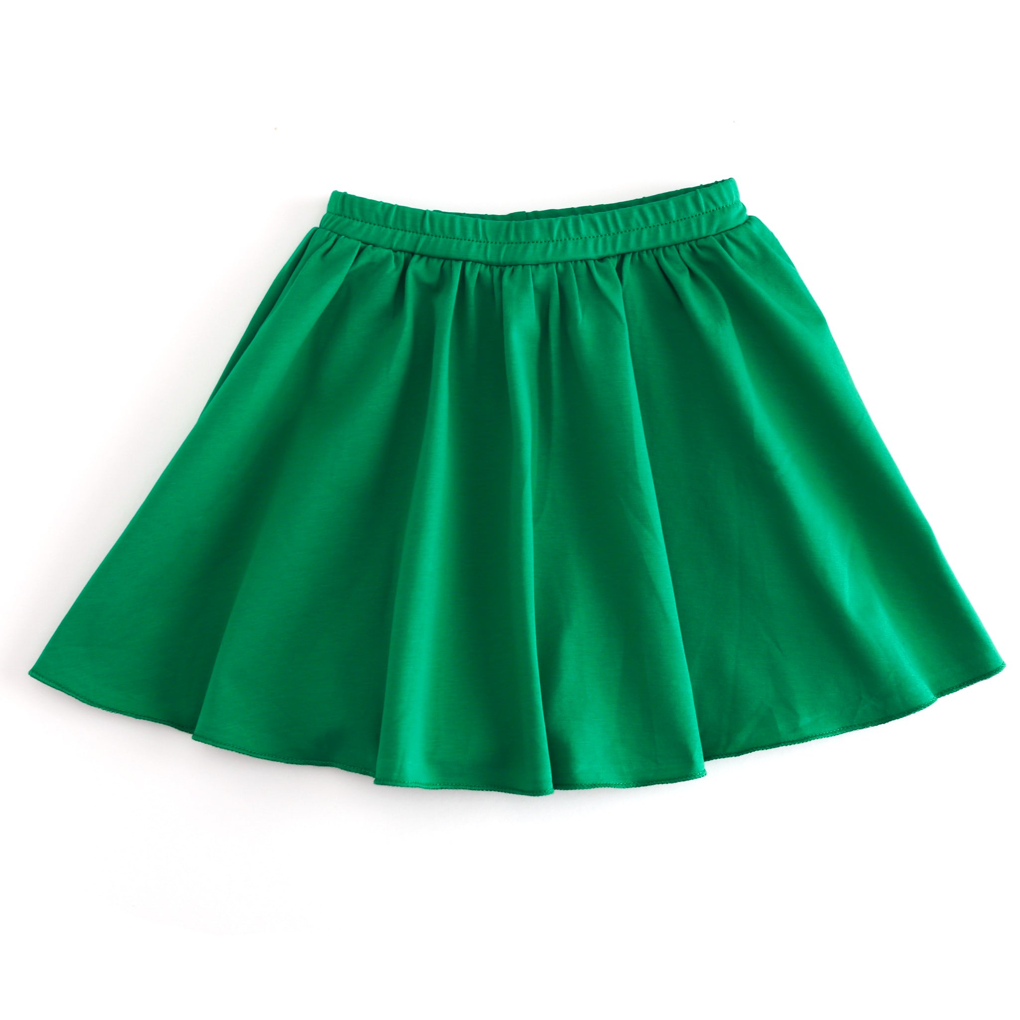girls green cotton blend skort with built in shorts to match back to school collection