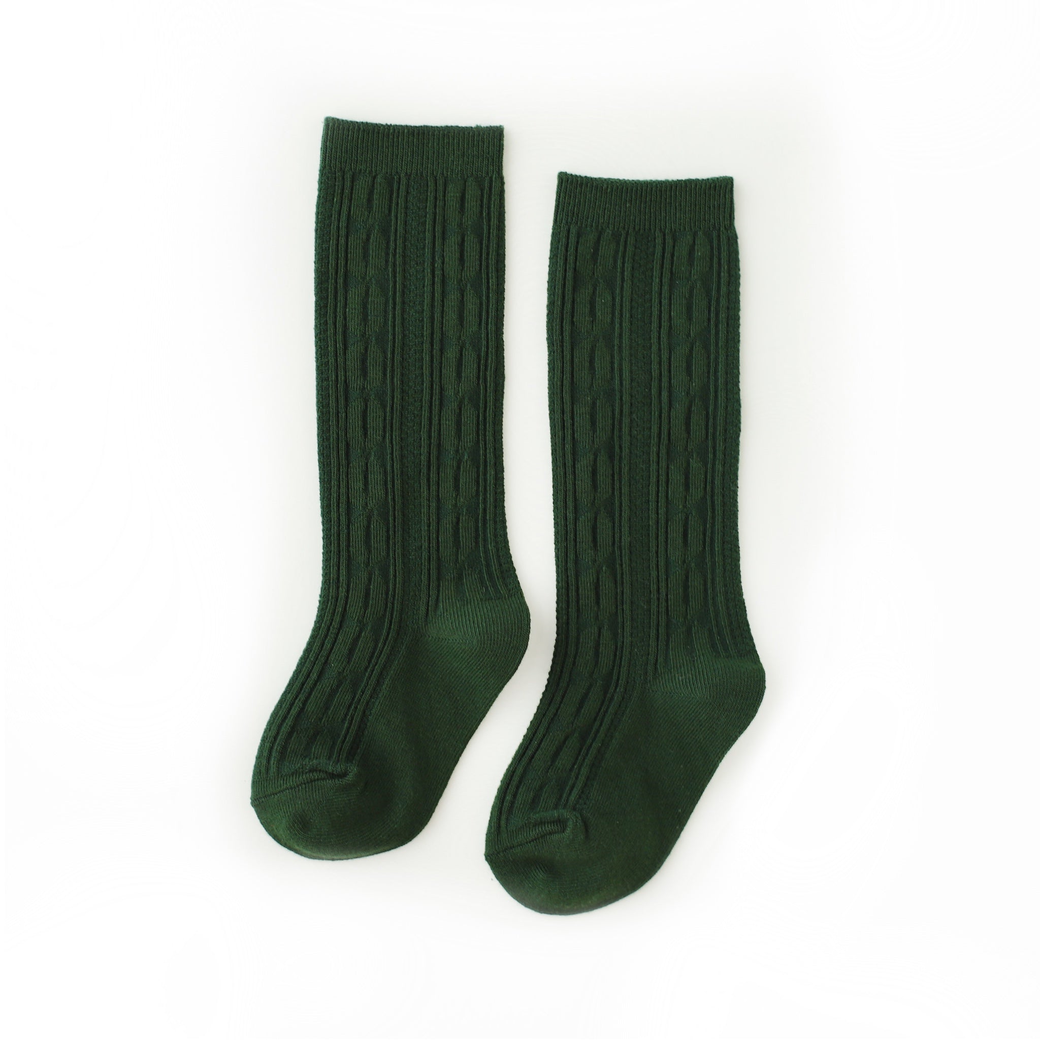 Forest Cable Knit Knee High Socks 6-18M Forest Cable Knit Knee High Socks 6-18M