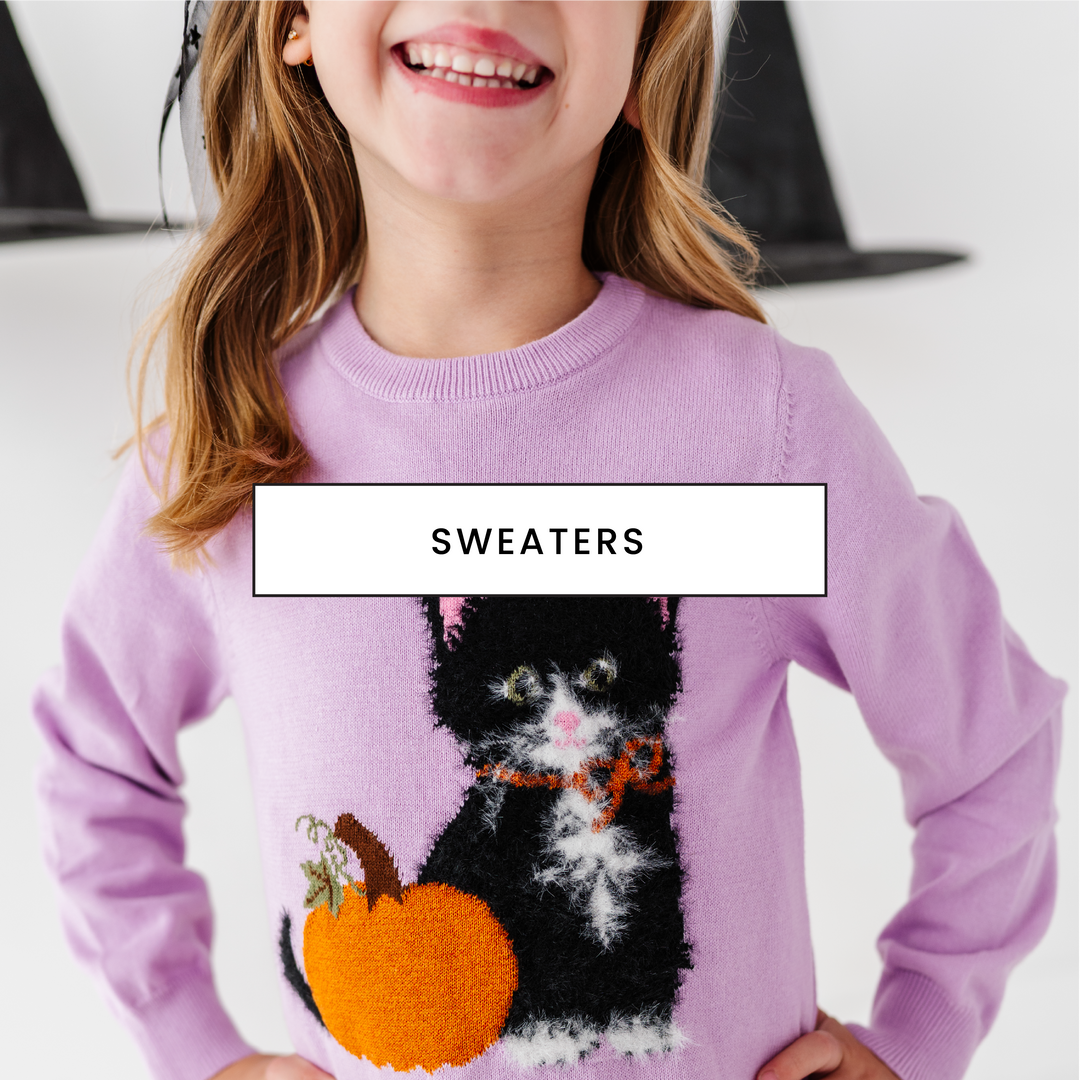 Girls Halloween Sweaters