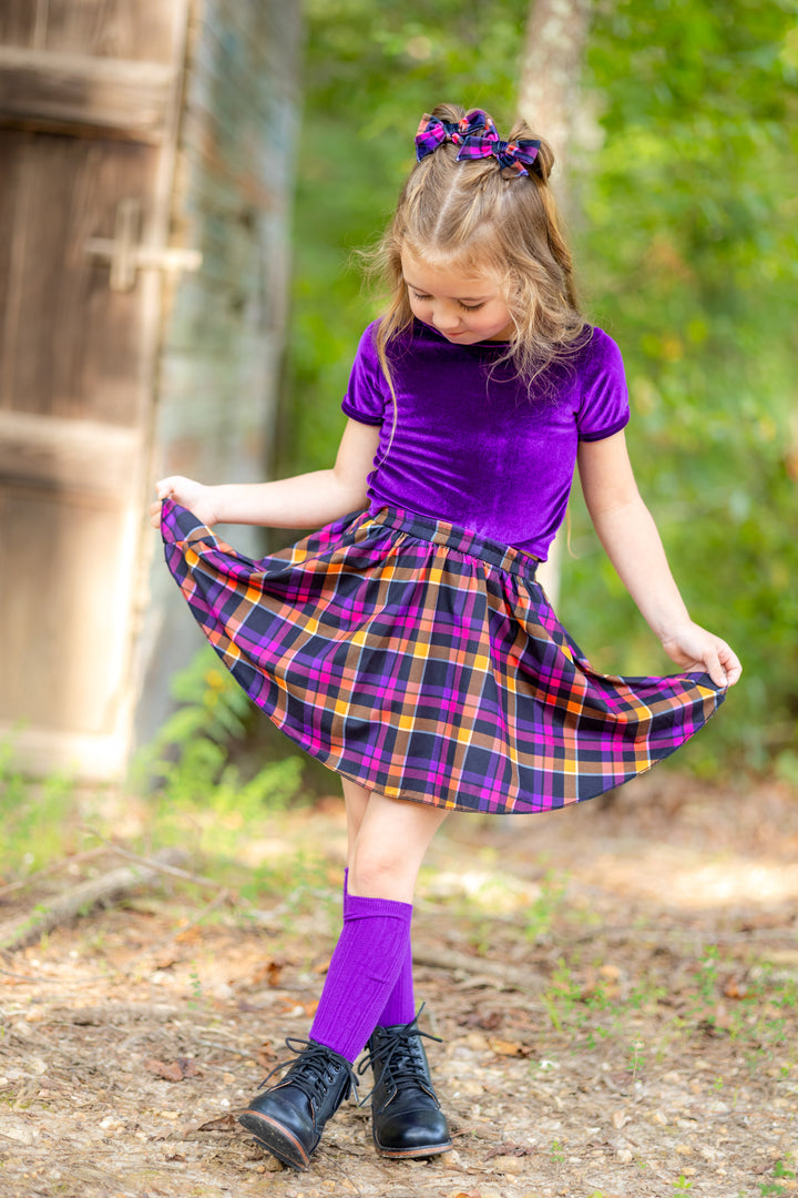 Charm Top - Purple Velvet