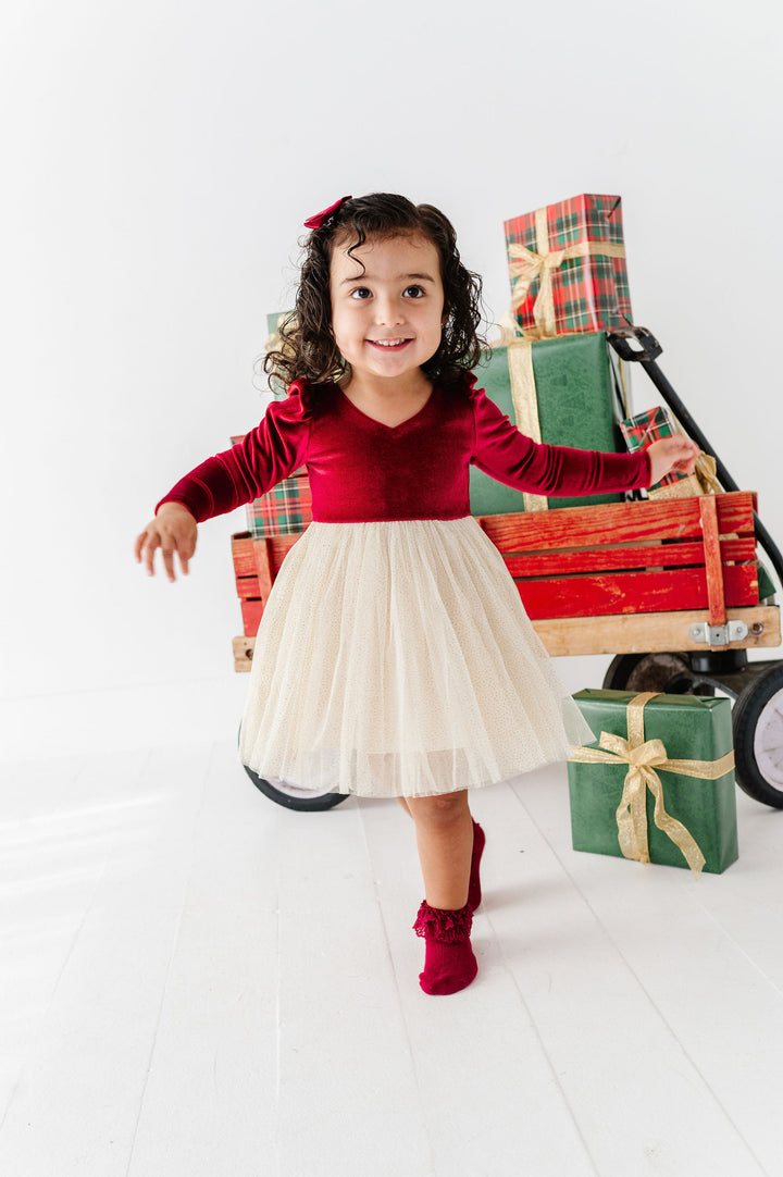 Noel Velvet Tutu Dress