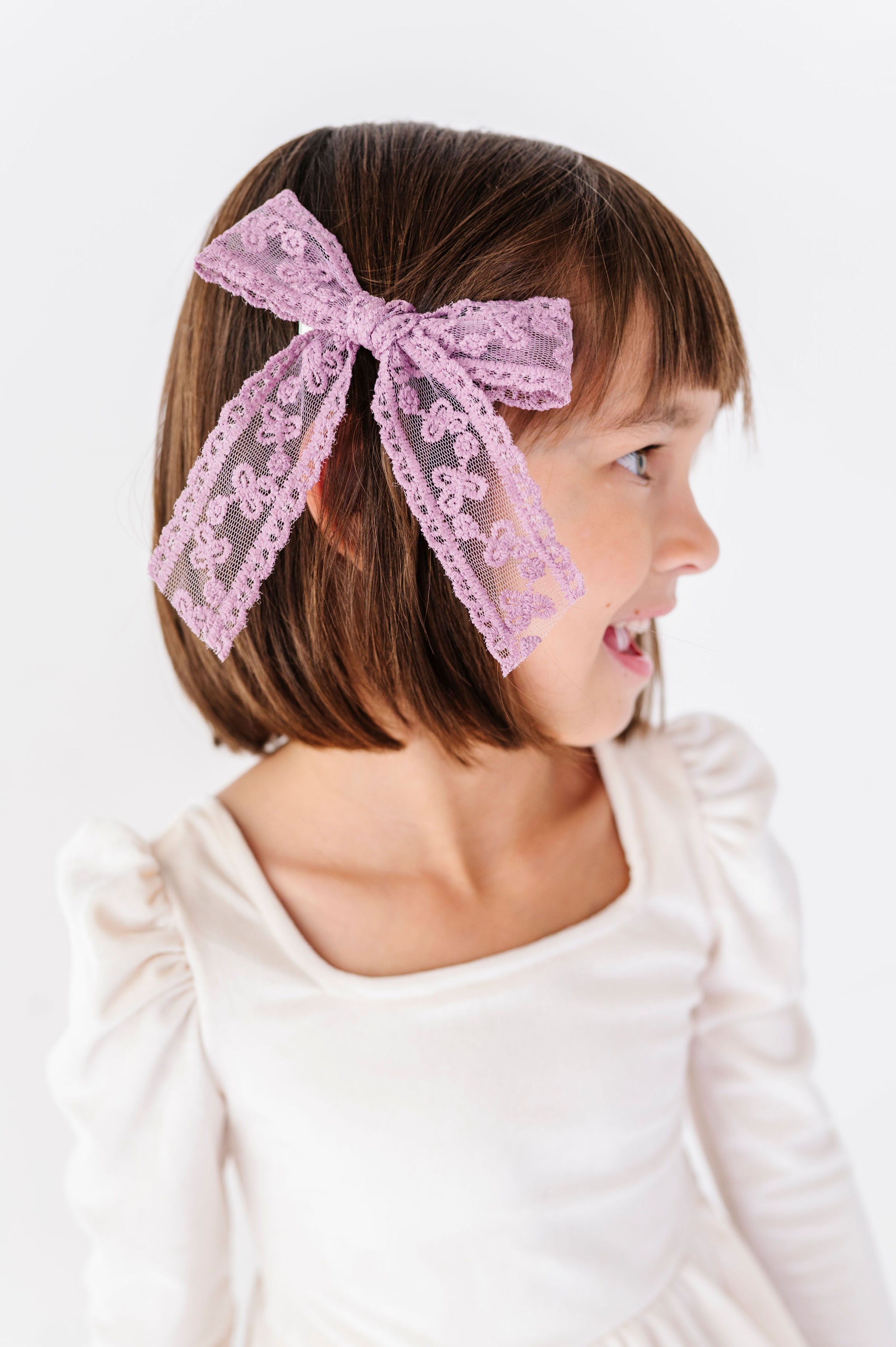 Everyday Bow - Sugarplum Lace