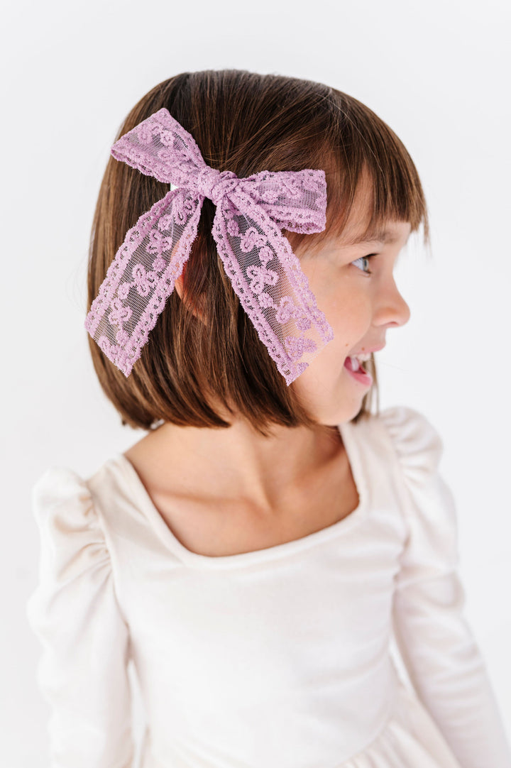 Everyday Bow - Sugarplum Lace