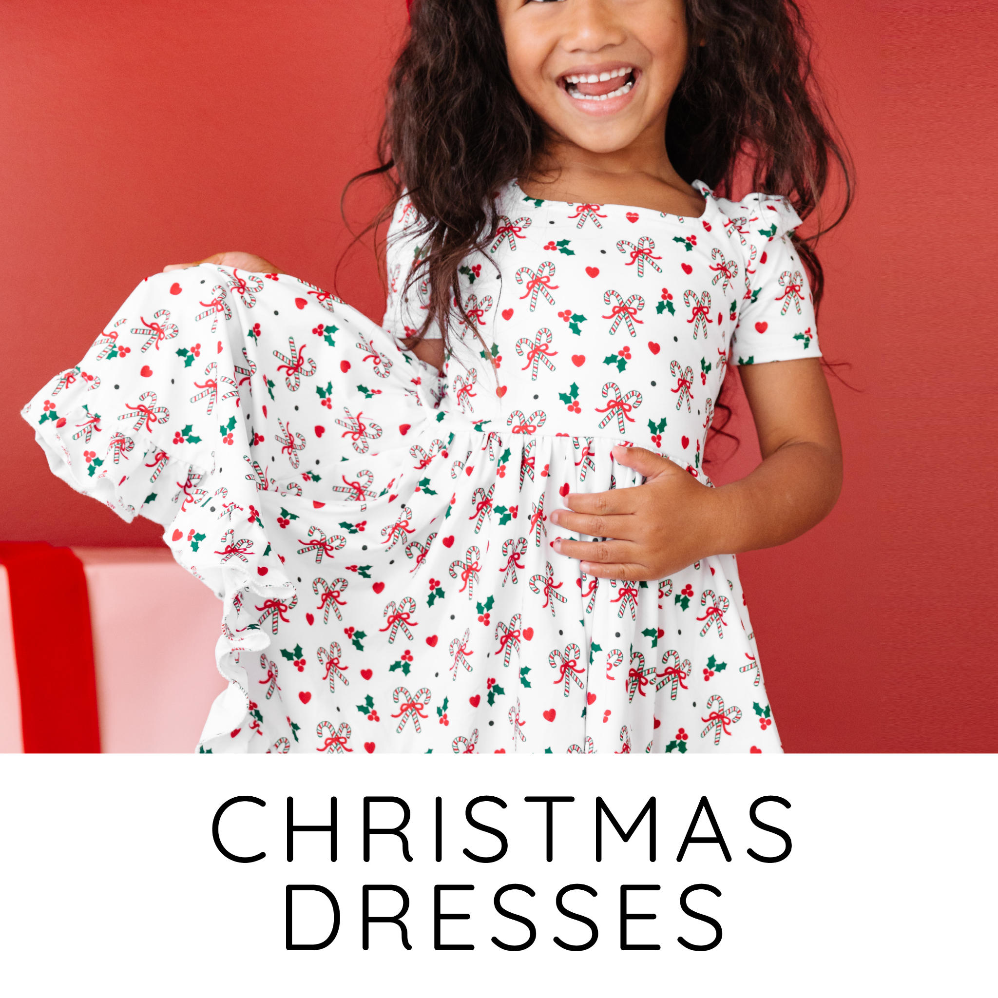 Girls christmas dress red online