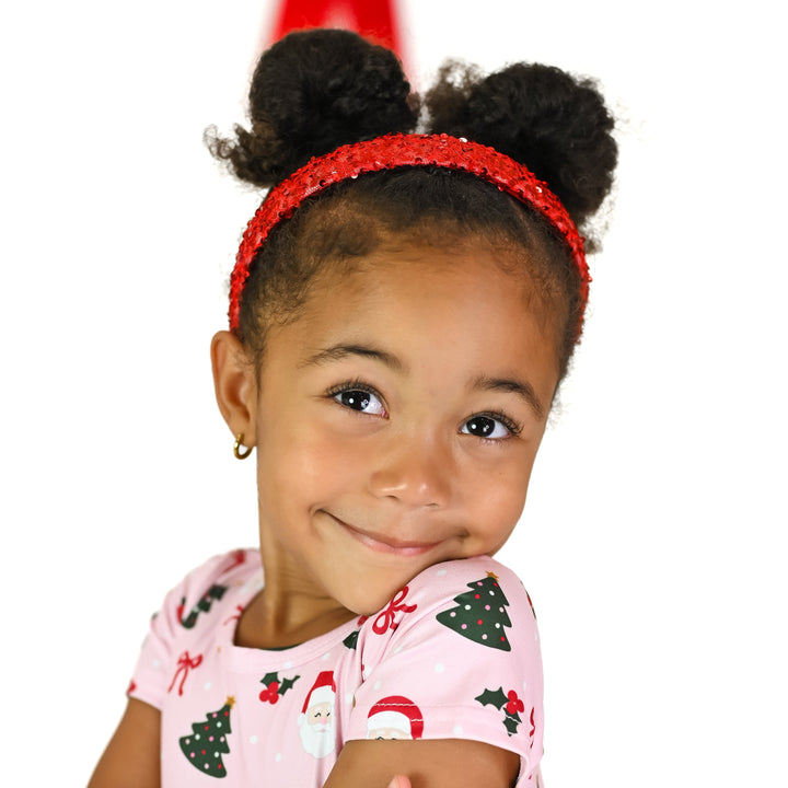 Headband - Red Sequin