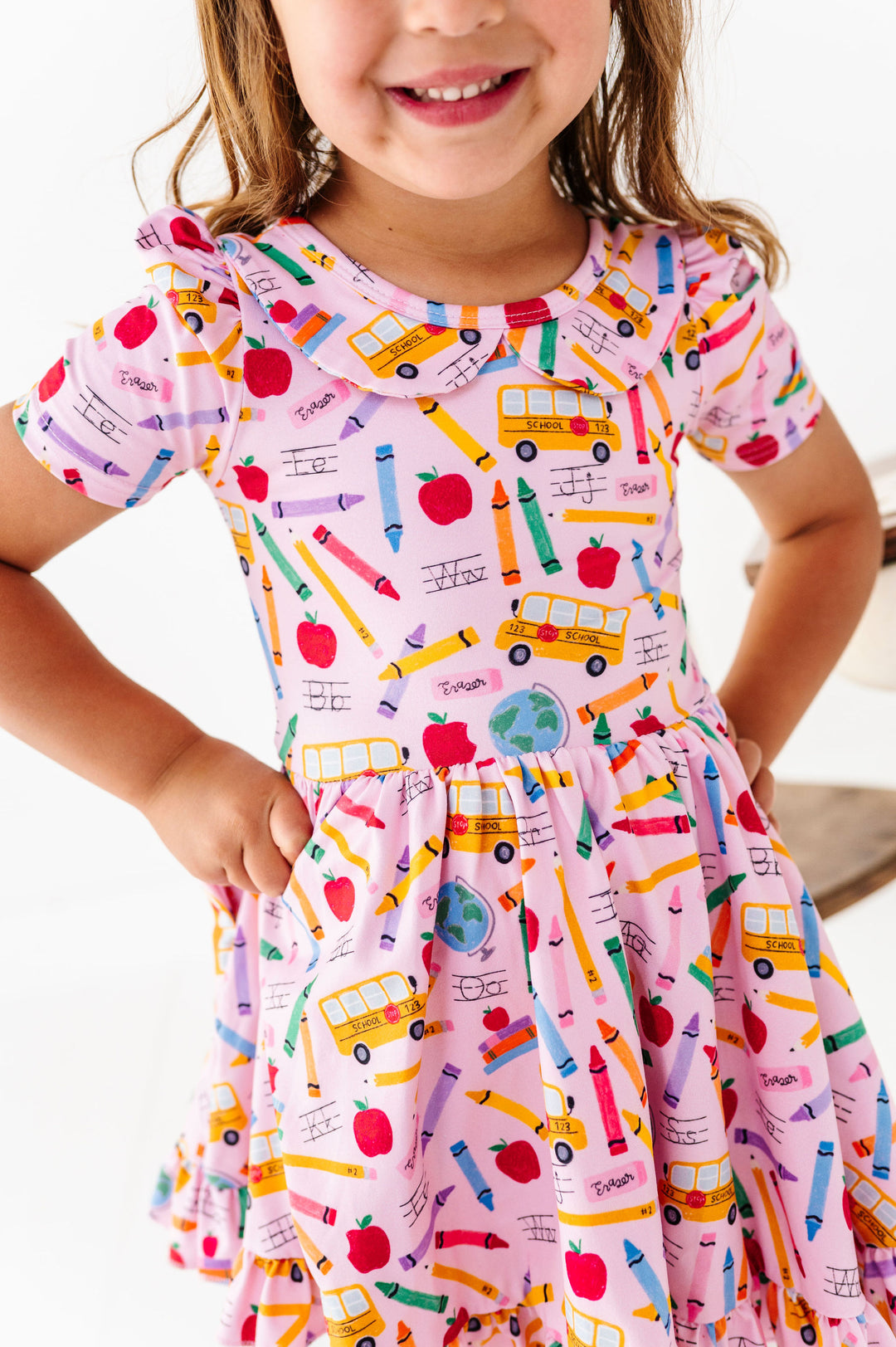 Girls' First Day of School Dress 8