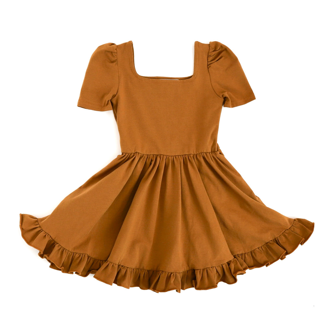 Pecan Mod Twirl Dress