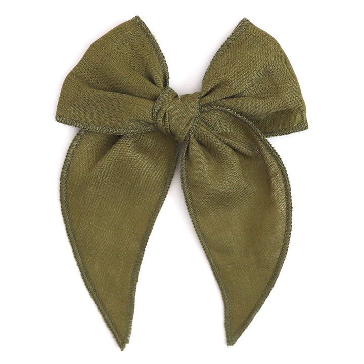 Party Girl Bow - Olive