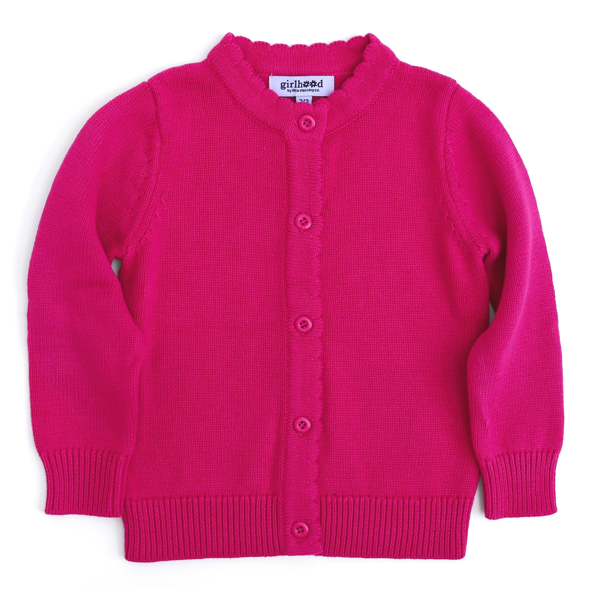 Hot pink cardigan sweater hotsell