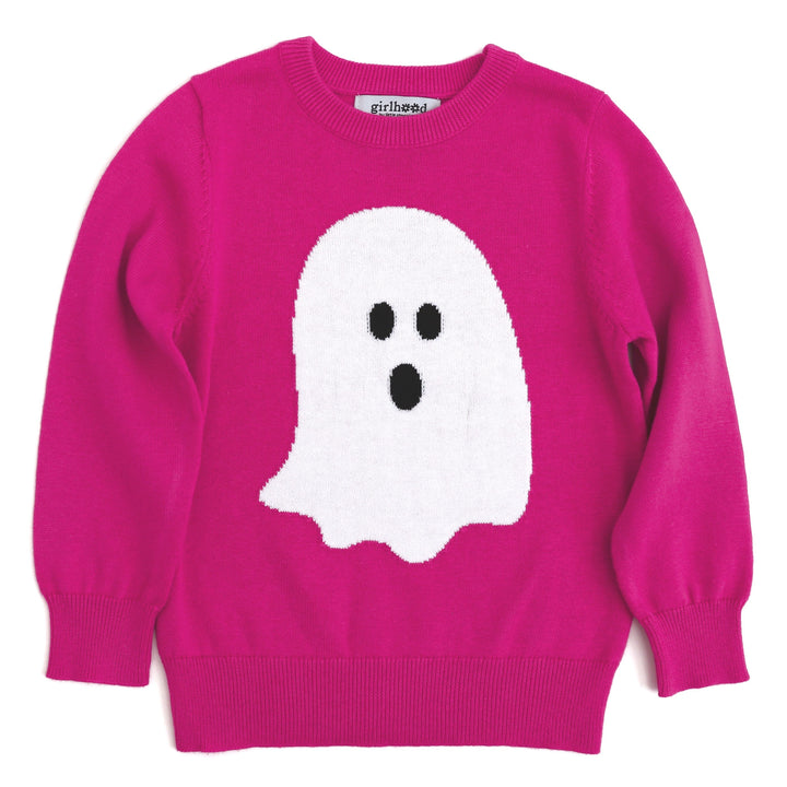 Ghost Pullover Sweater - Party Pink