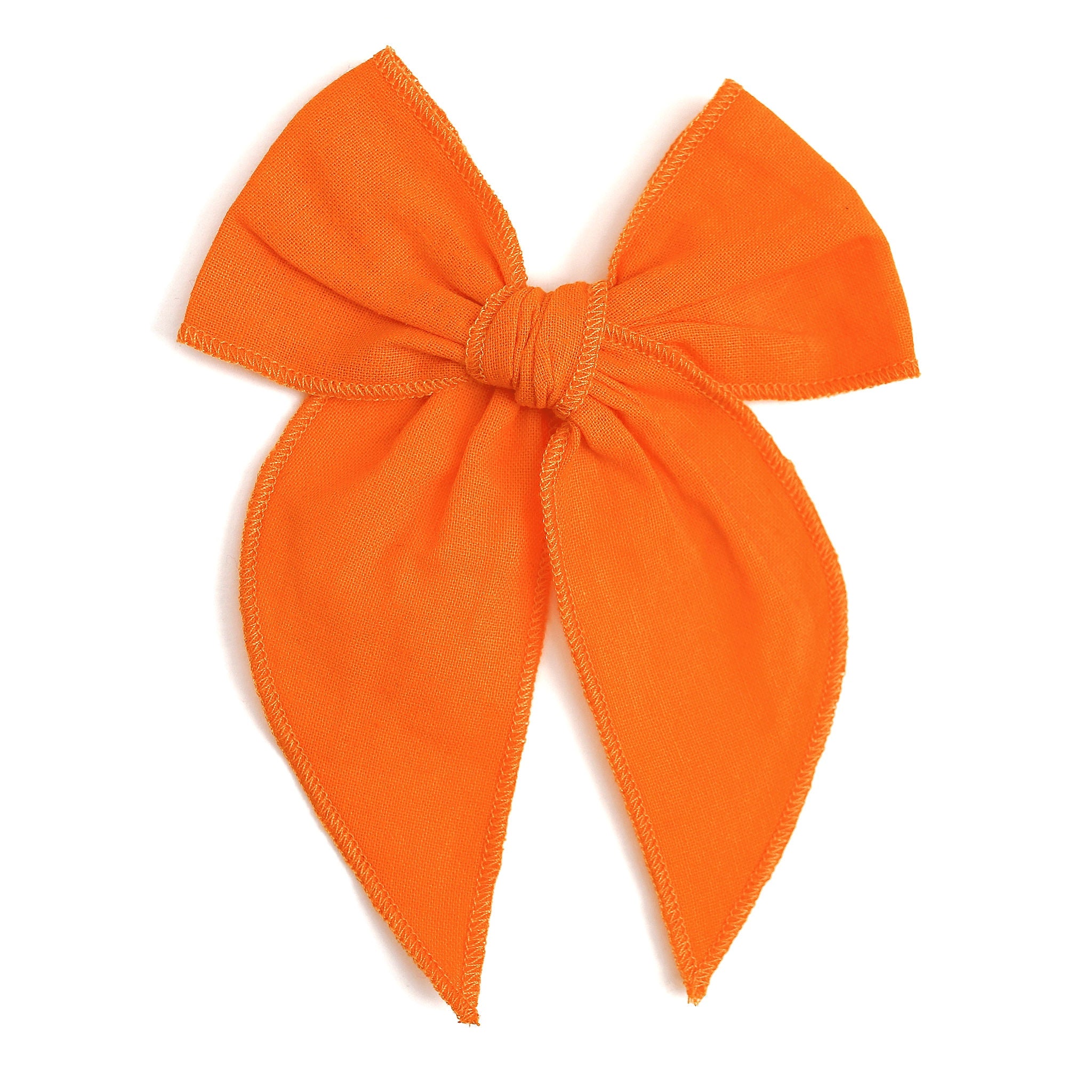 Party Girl Bow - Bright Orange