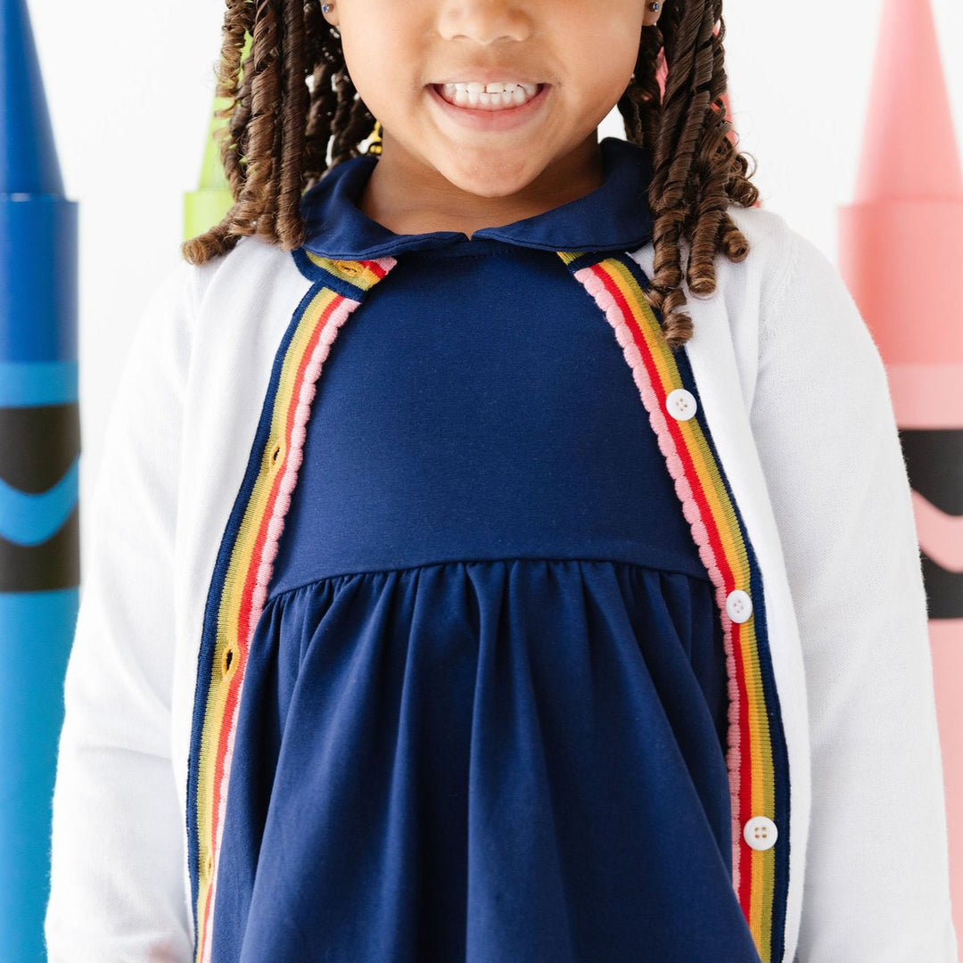 Rainbow Stripe Cardigan