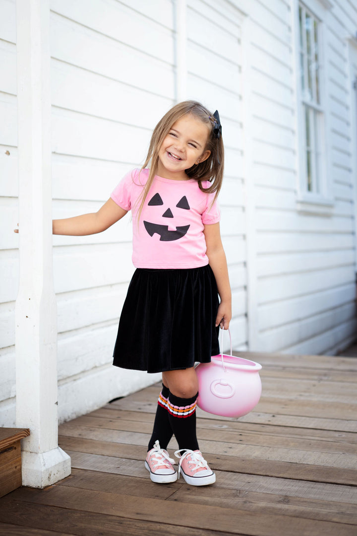 Girlhood Skort - Black Velvet
