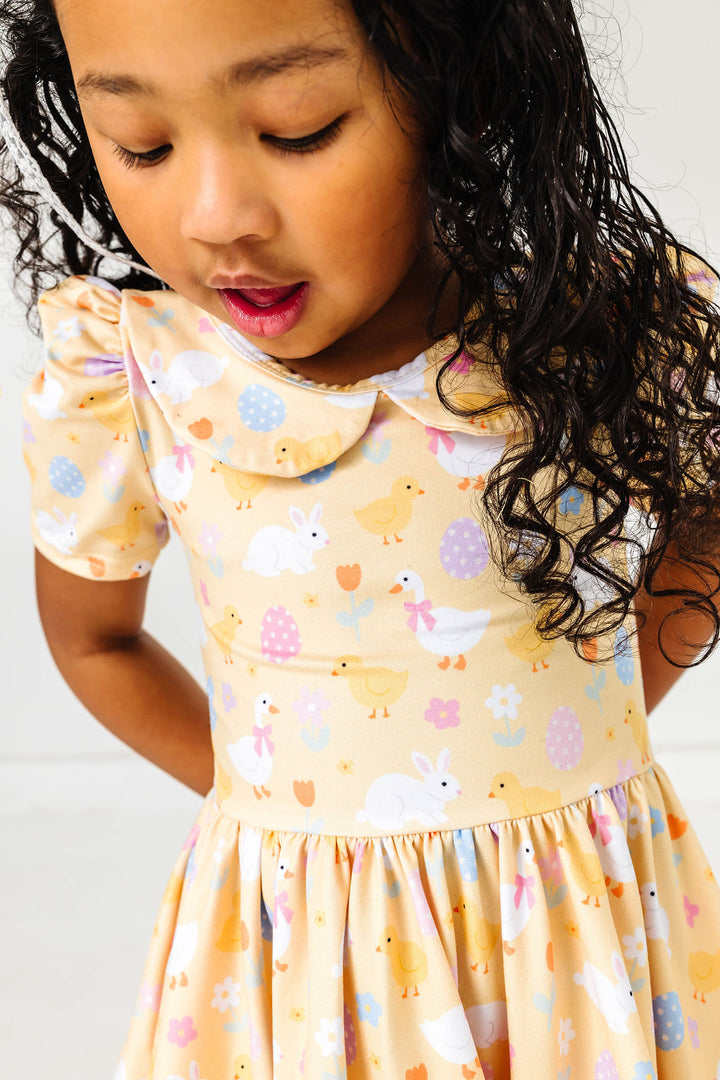 Hoppy Easter Twirl Dress