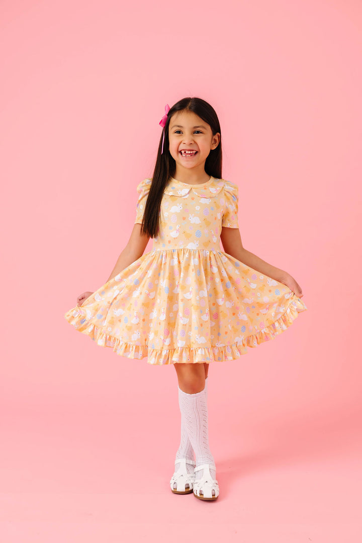 Hoppy Easter Twirl Dress