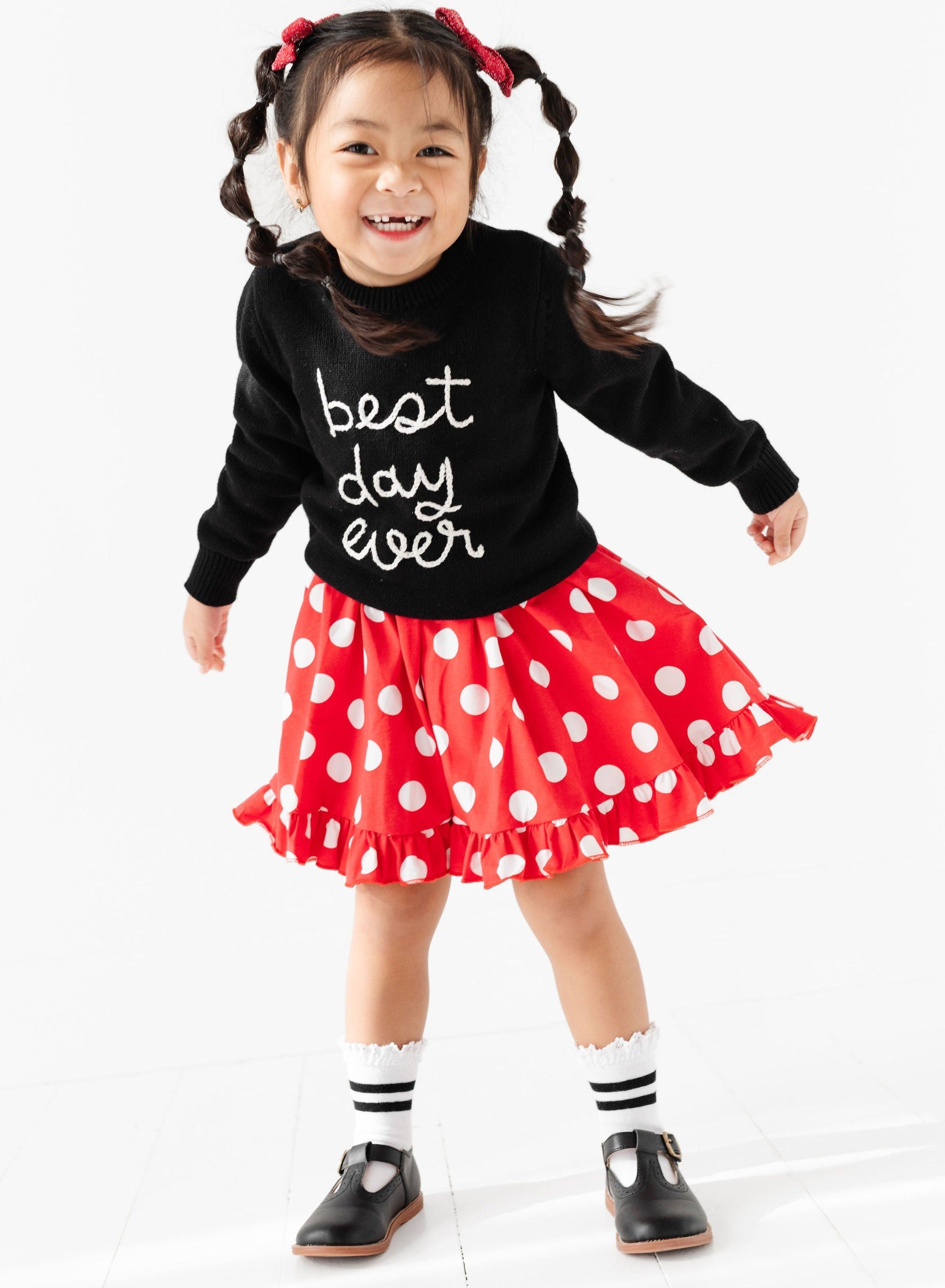 Cute Baby Girls Minnie Mouse Dress Kids Polka Dot Skirt Clothes Party Dress  0-3Y | Wish