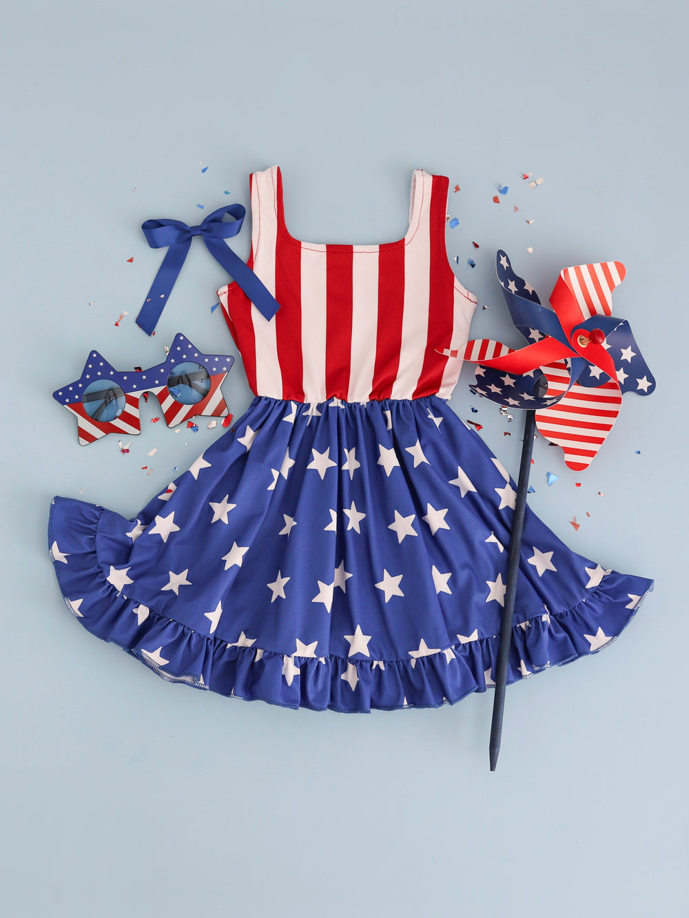 Girls Twirl & Party Dresses - Solid Colors & Hand Drawn Prints Little Stocking Company Girls Twirl & Party Dresses - Solid Colors & Hand Drawn Prints Little Stocking Company