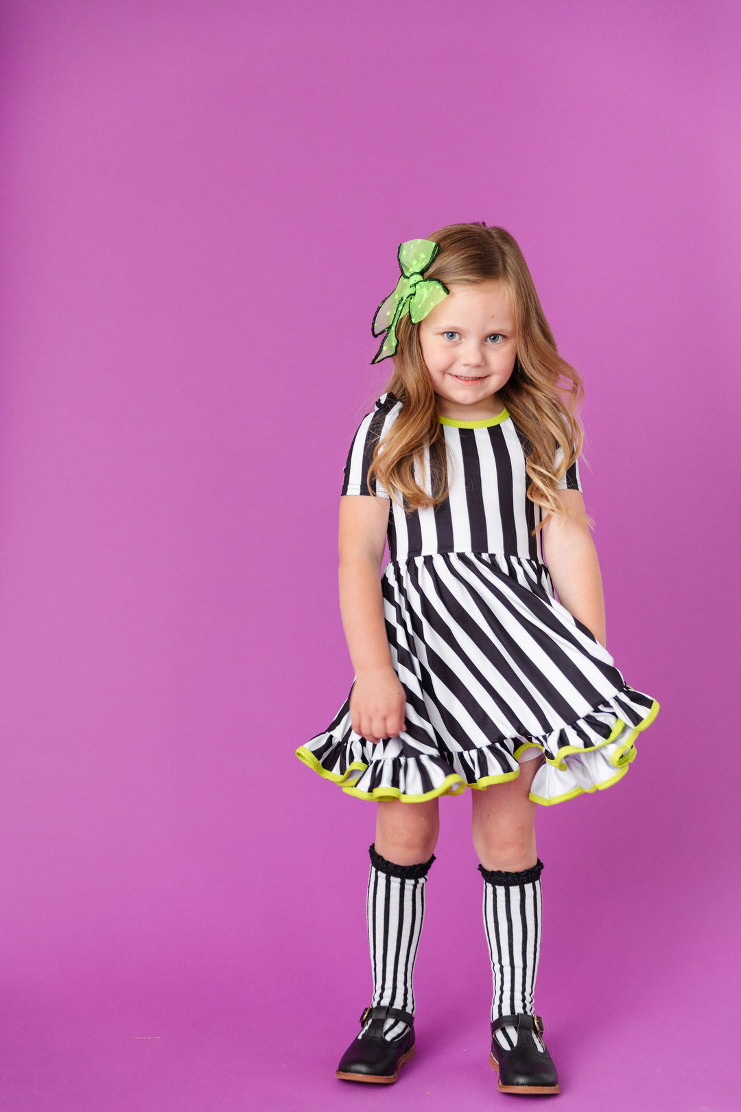 girls beetlejuice outfit twirl dress