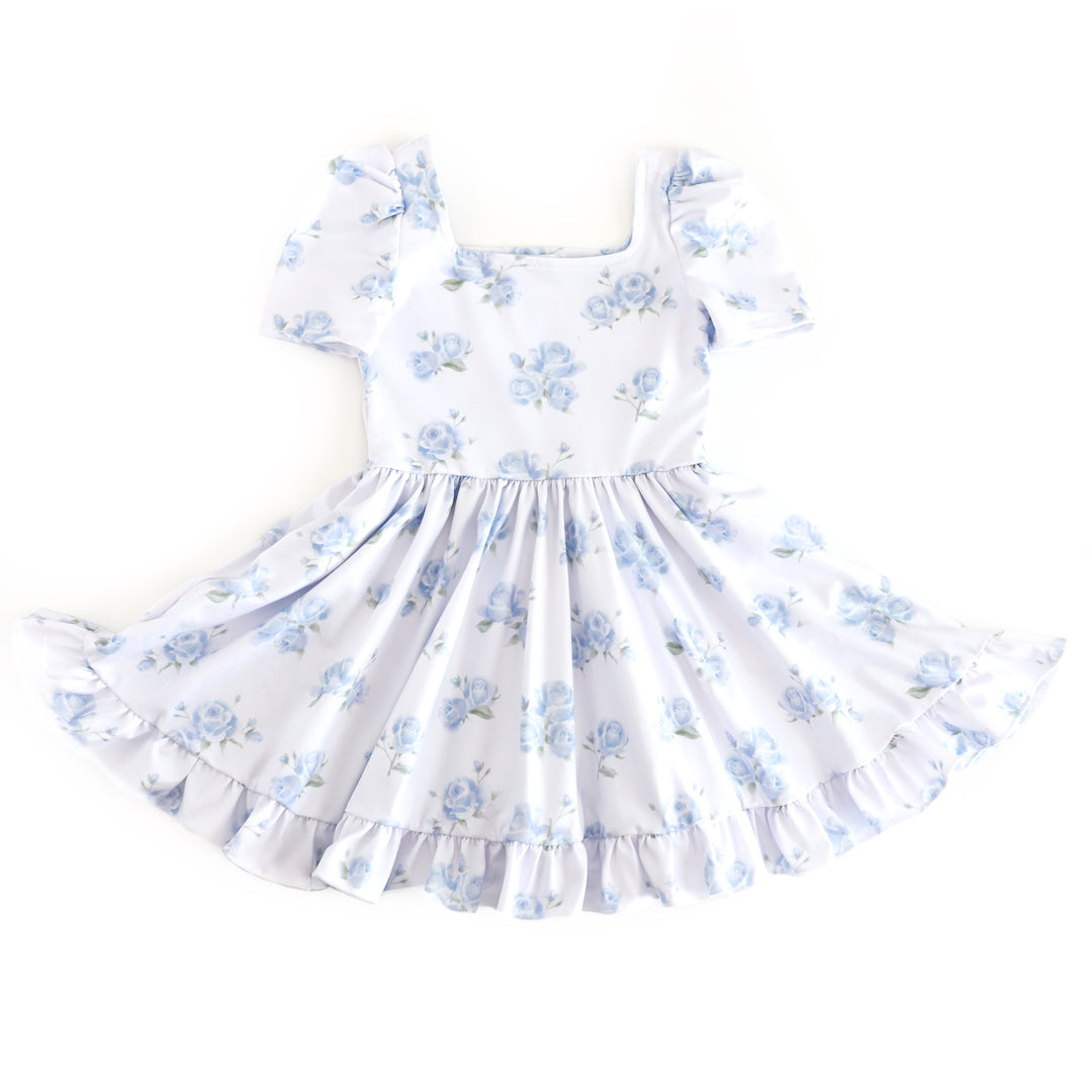 Girls' Bluebell Dream Floral Twirl Dress 3 Girls' Bluebell Dream Floral Twirl Dress 3