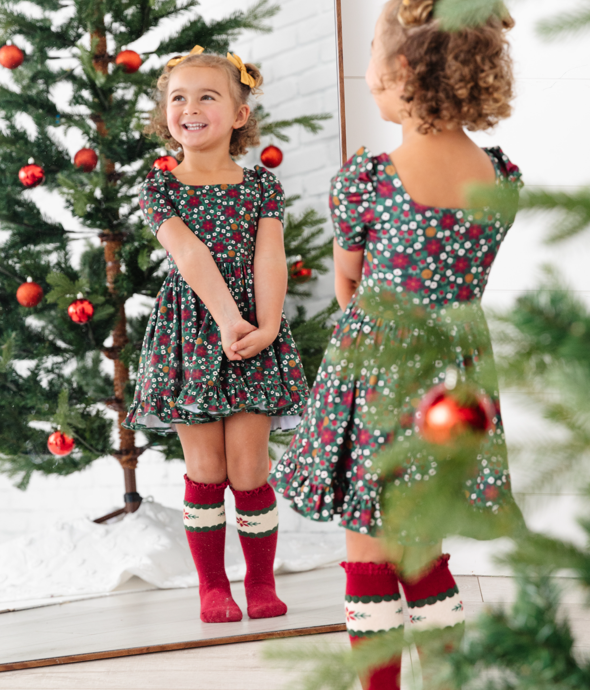 Girls Christmas Floral Dress & Matching Accessories Poinsettia Page 2 Little Stocking Company Girls Christmas Floral Dress & Matching Accessories Poinsettia Page 2 Little Stocking Company