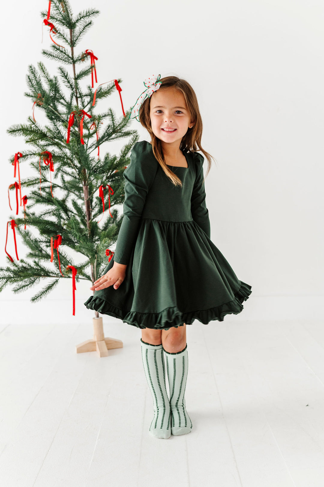 Forest Mod Twirl Dress