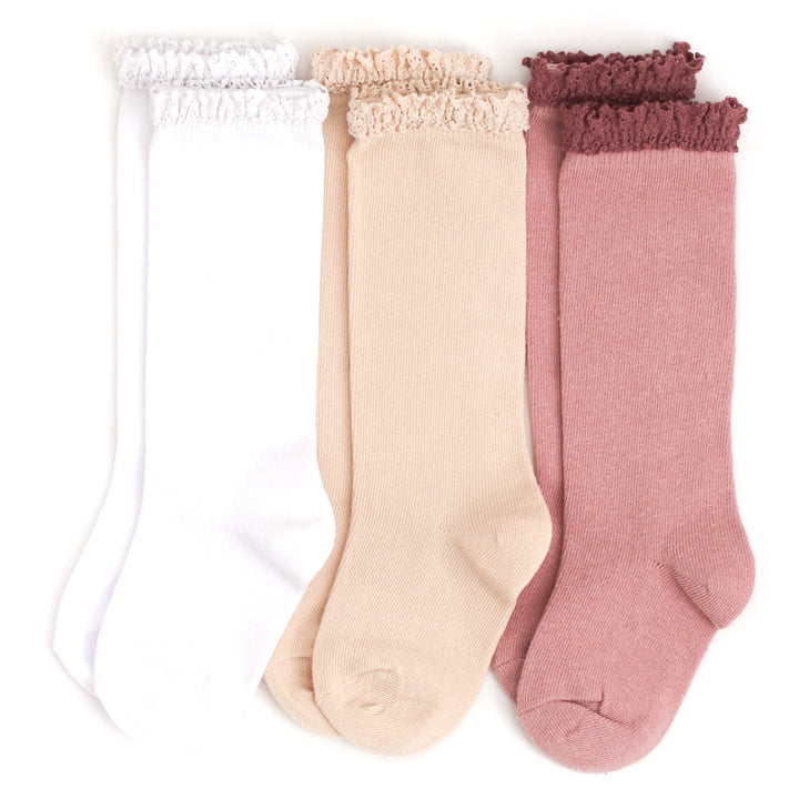 Lace Top Knee Highs – Little Stocking Company