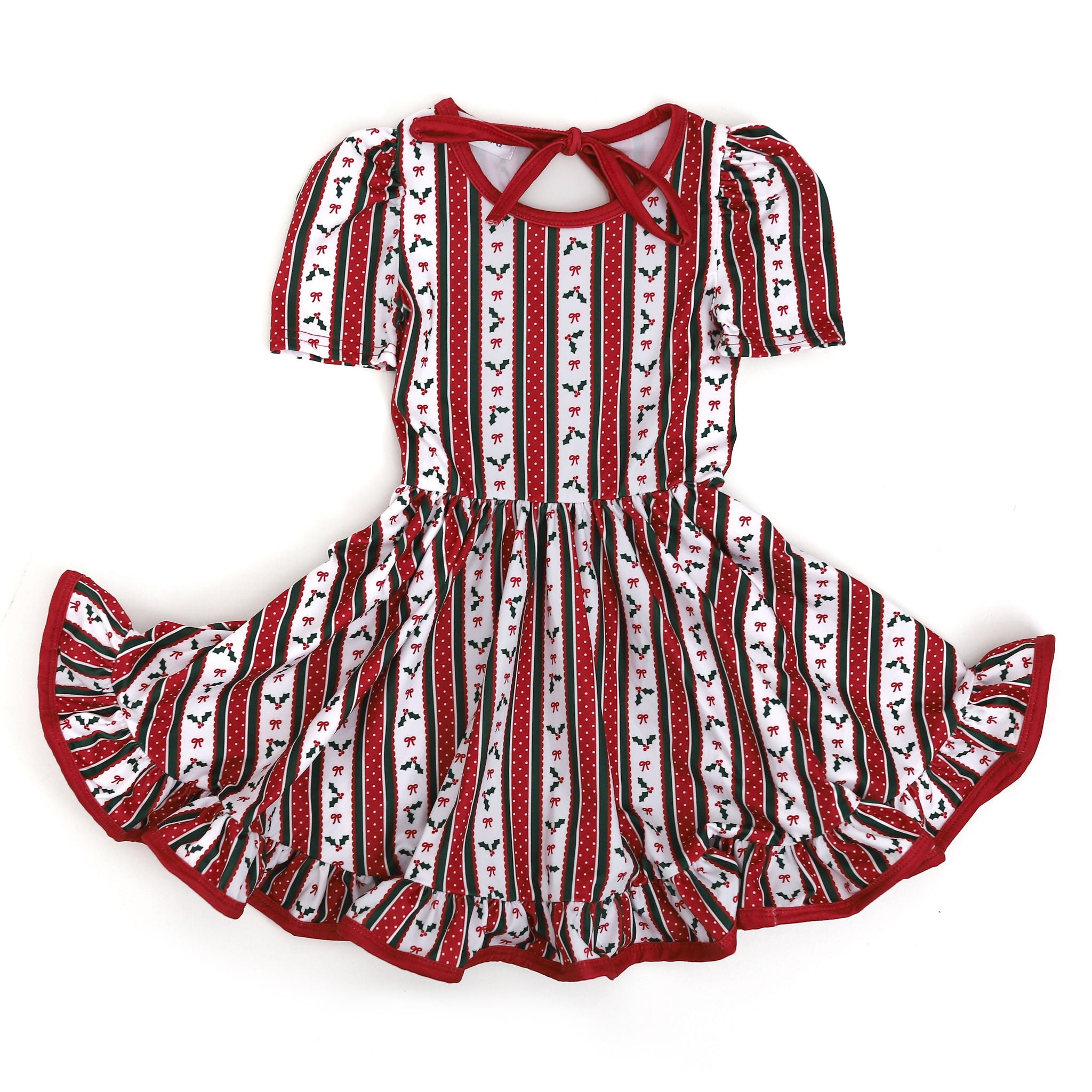 Holly Wallpaper Twirl Dress