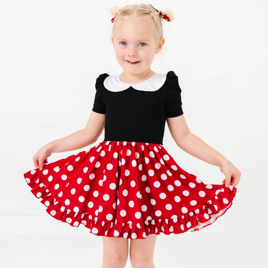 Girls' Twirl Dress - Minnie 4 Girls' Twirl Dress - Minnie 4