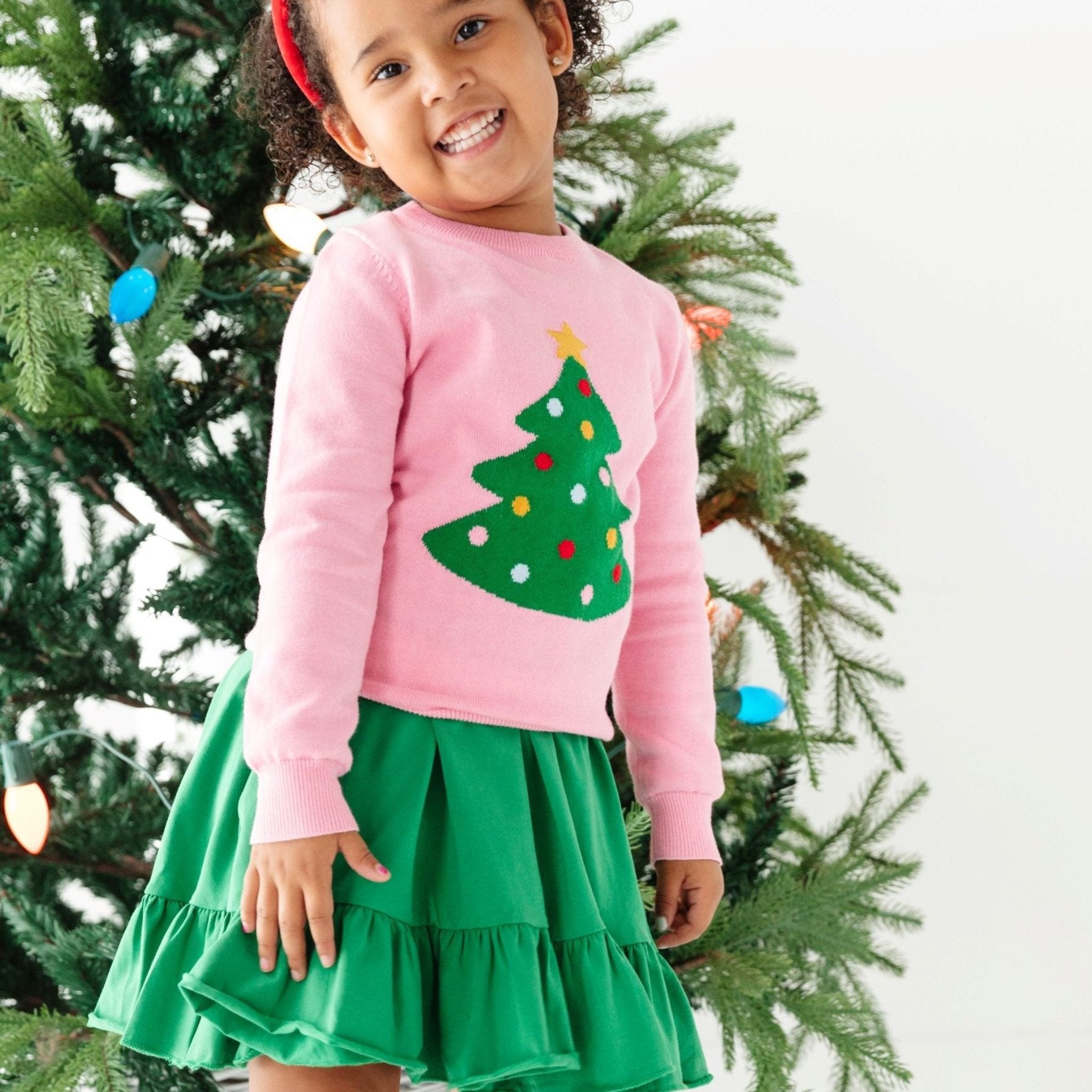 Girls Christmas Sweaters 2024 Little Stocking Company