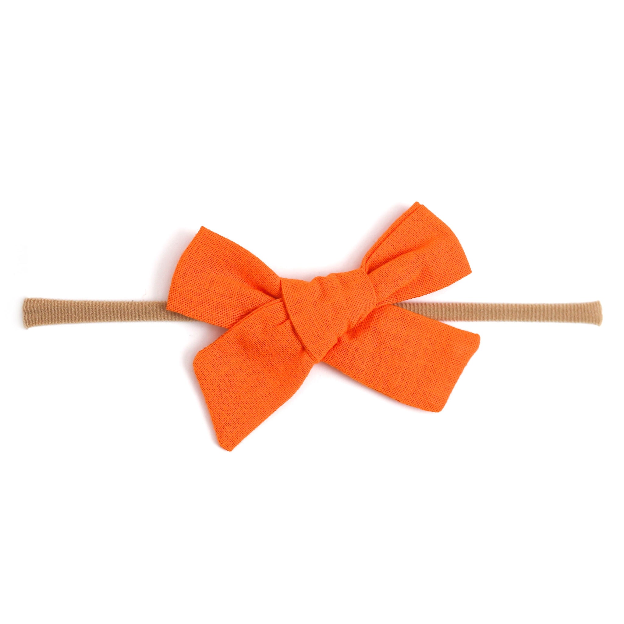 Baby Bow - Bright Orange