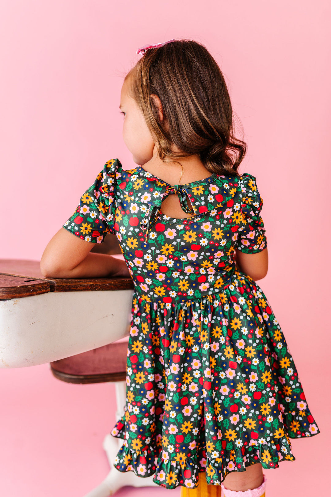 Girls' Back to School Twirl Dress