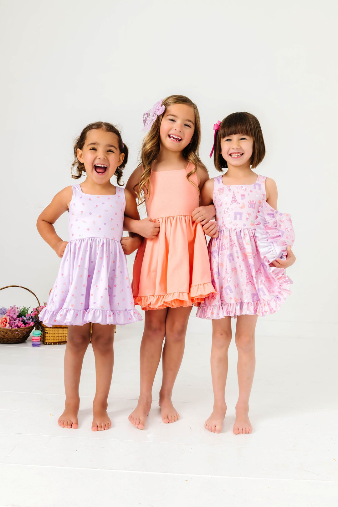 precision cut ruffle twirl dress Twirly Twisted Ruffle Dress Coffee / L