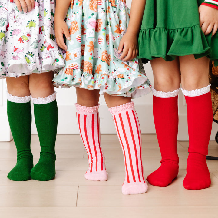 Santa Baby Knee High Socks 3-Pack