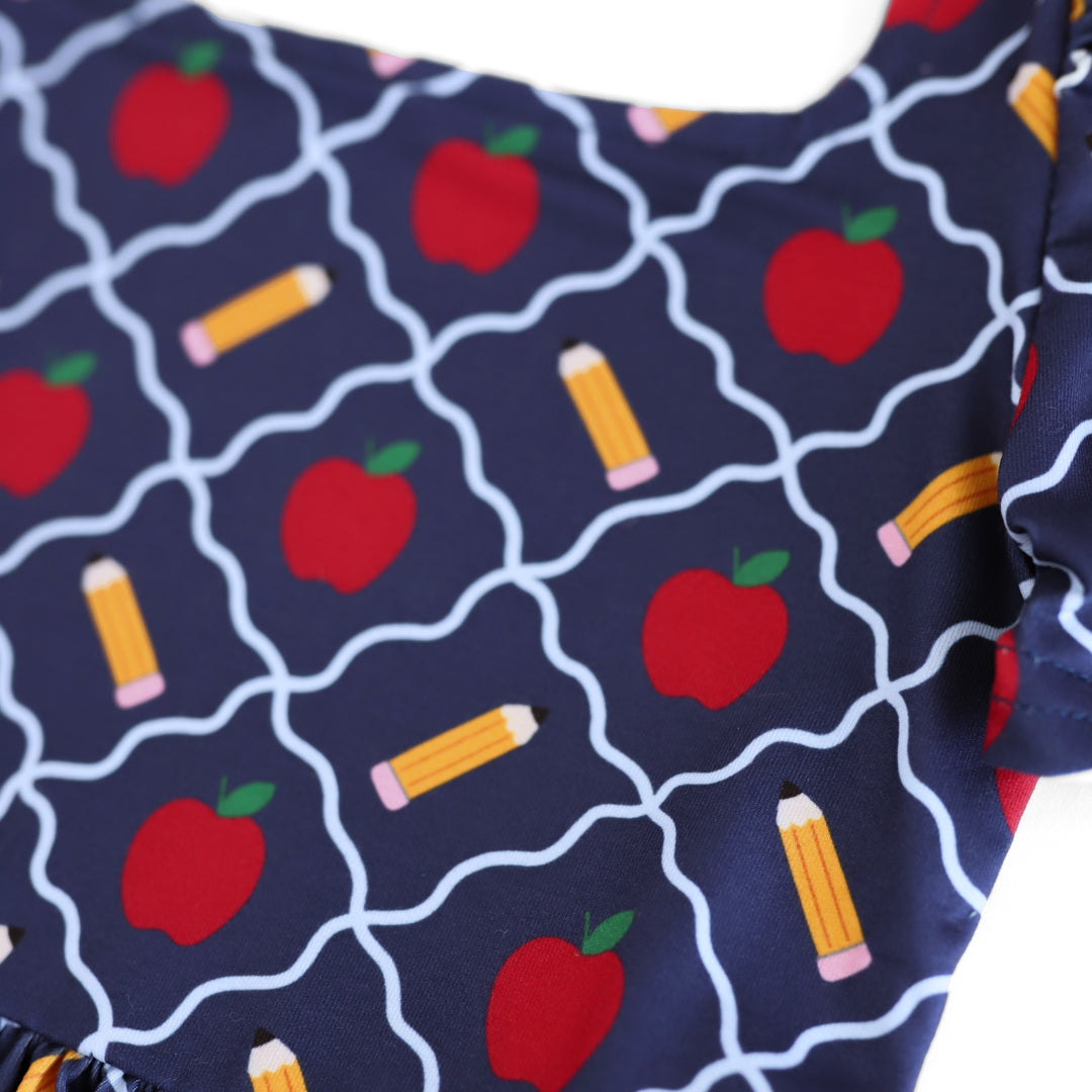Girls' Back to School Twirl Dress