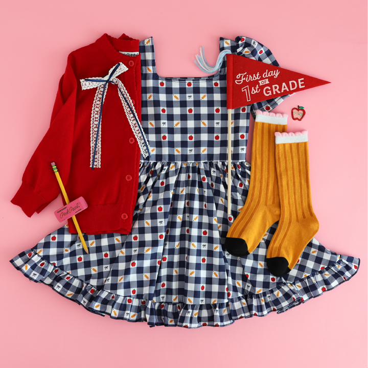 Cardigan - Bright Red