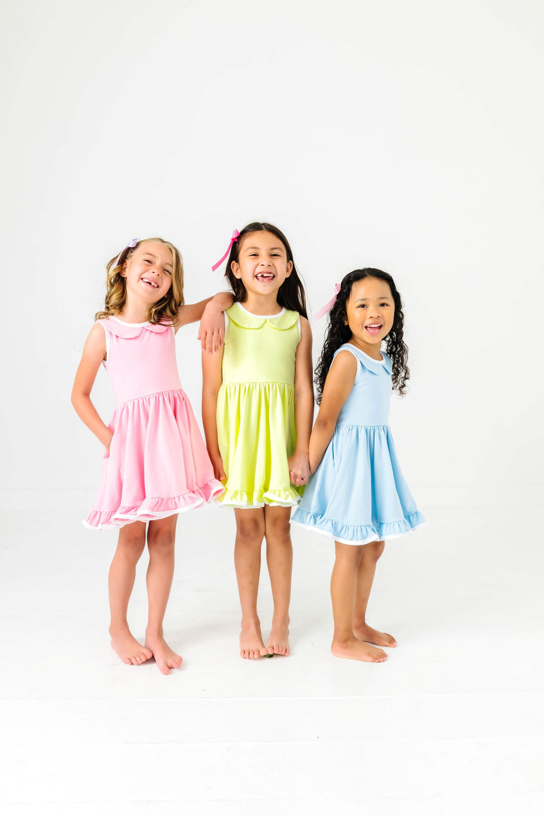 Girls' Lemon-Lime Sleeveless Twirl Dress 5 Girls' Lemon-Lime Sleeveless Twirl Dress 5