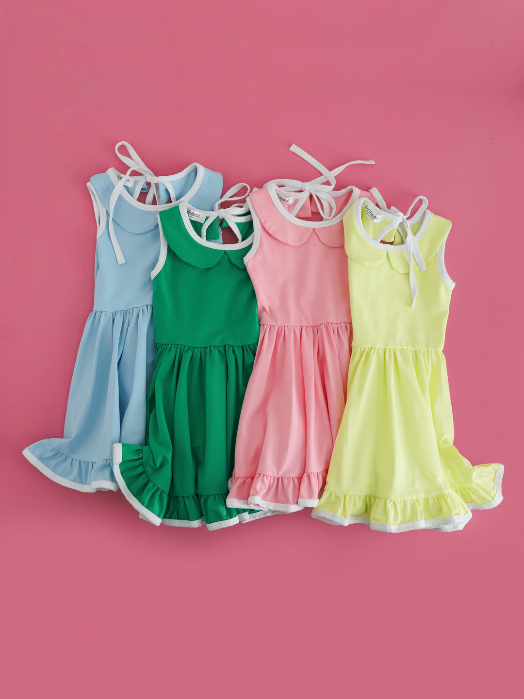 Girls' Lemon-Lime Sleeveless Twirl Dress 5 Girls' Lemon-Lime Sleeveless Twirl Dress 5
