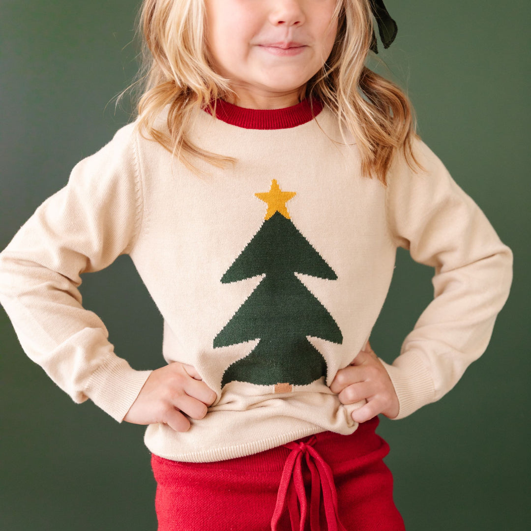 christmas sweater with tree and star