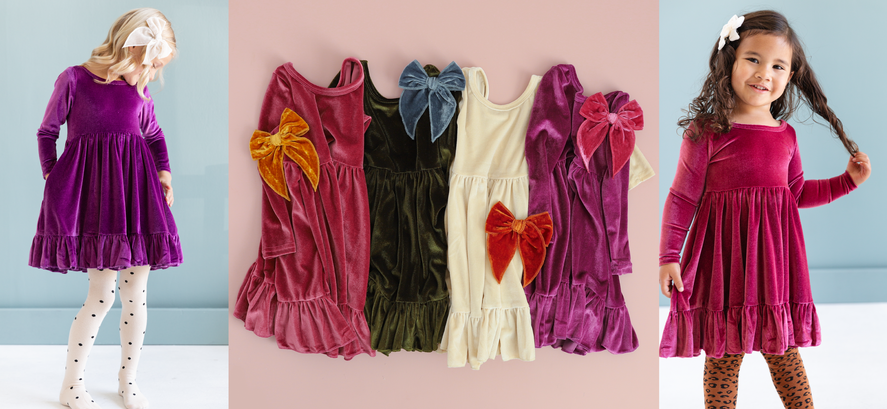 Girls Velvet Dresses Little Stocking Company Girls Velvet Dresses Little Stocking Company