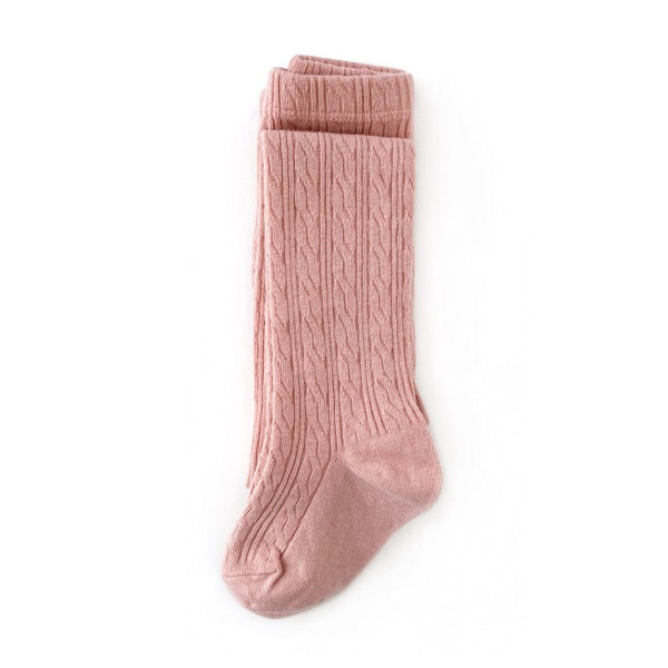 Light Pink Cable Knit Tights – Trendy Tots Winnipeg
