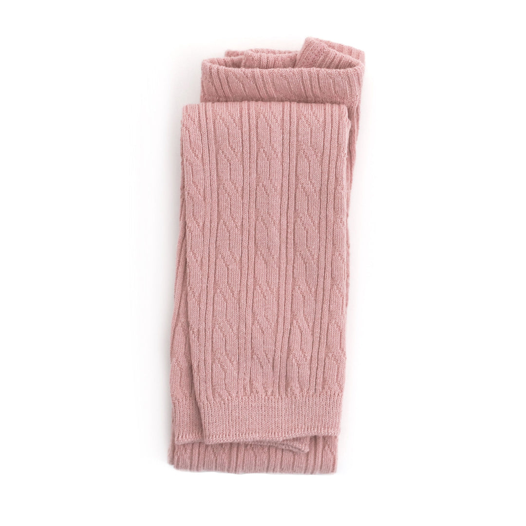 Cable Knit Tights - Hot Pink by Little Stocking Co.