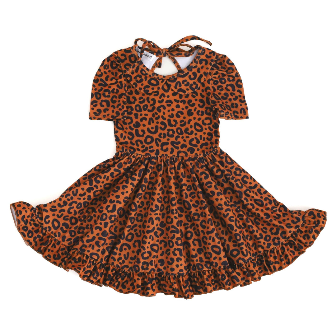 classic leopard twirl dress for little girls by little stocking co & girlhood