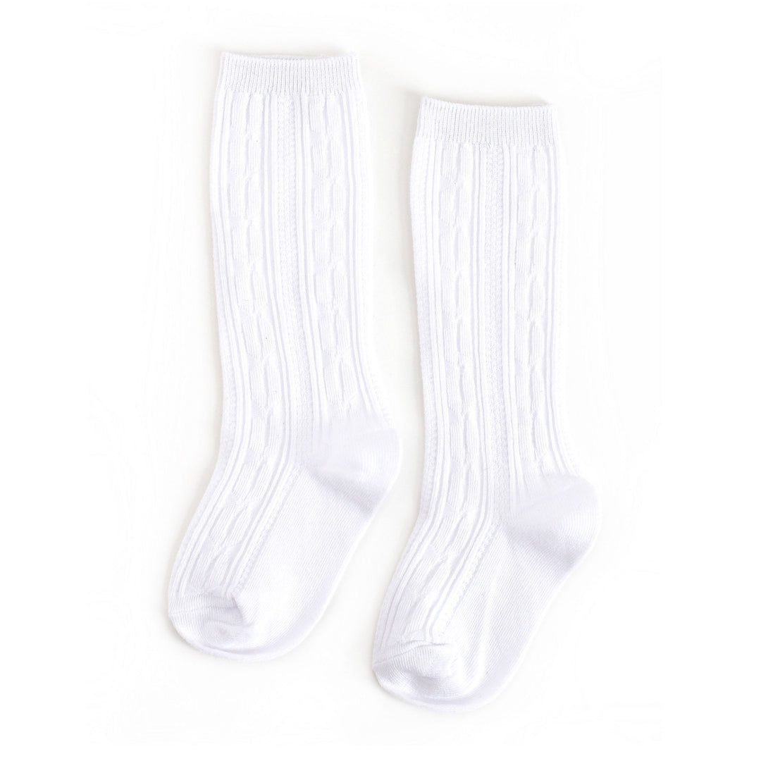 White Cable Knit Tights for baby, toddler and girls. – Little Stocking  Company